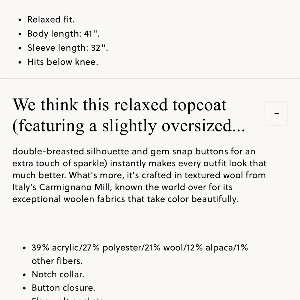 J. Crew Women's Collection relaxed topcoat in Italian brushed buffalo check - Picture 2 of 5